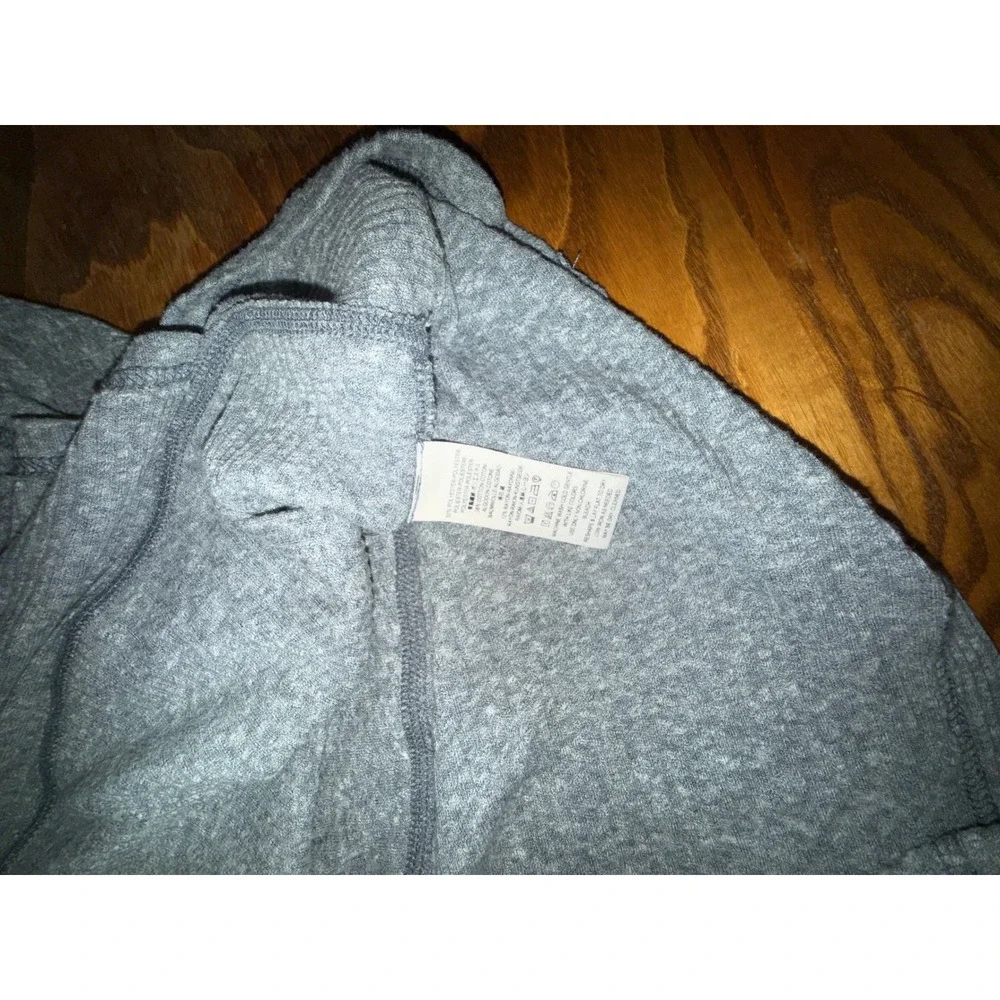 Free People We The Free‎ Gray Heathered Thermal Boat Neck Top XS